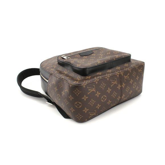 Louis Vuitton Monogram Macassar Josh Backpack Rucksack Brown Black - Picture 4 of 7